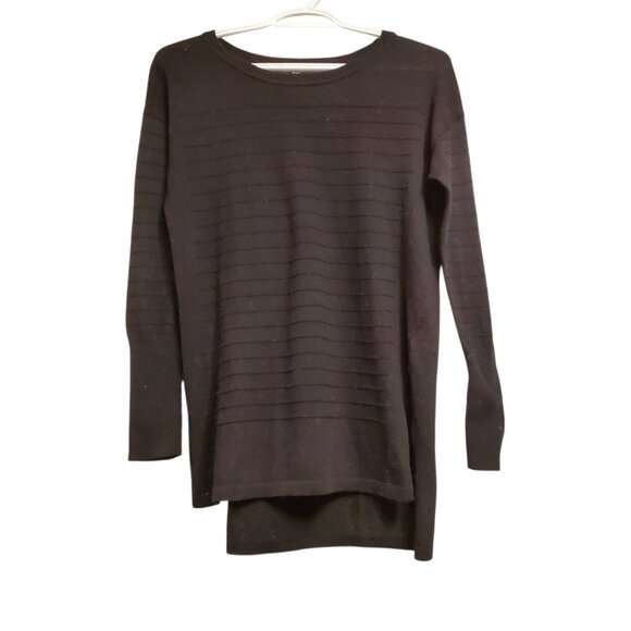 Gap Long Black Sweater with Slits - Picture 1 of 2